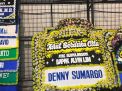 Denny Sumargo Kirim Karangan Bunga untuk Mendiang Alvin Lim di Rumah Duka