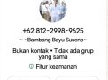 Waspada! Penipu Catut Nama Bupati Muaro Jambi Via Whattsap Ini Nomornya!