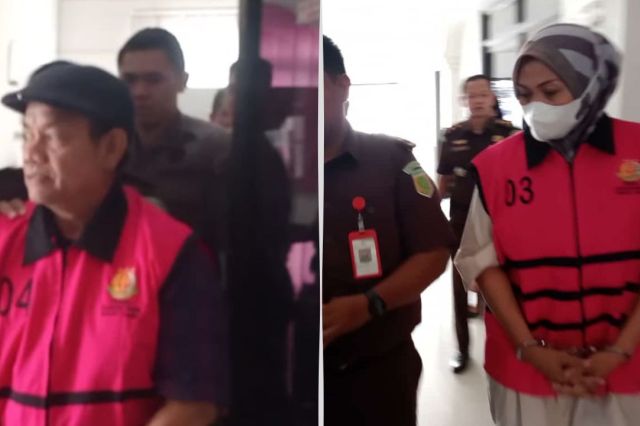 Tampang Eks Ketua dan Bendahara KONI Muaro Jambi Jadi Tersangka Korupsi Dana Hibah