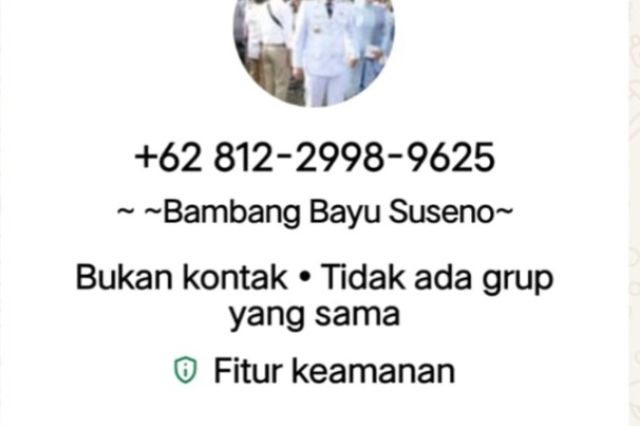 Waspada! Penipu Catut Nama Bupati Muaro Jambi Via Whattsap Ini Nomornya!