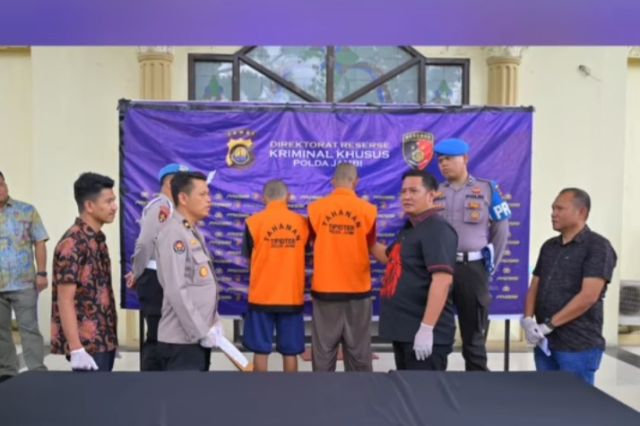 Polda Jambi Bongkar Kasus Illegal Drilling di Batanghari, Dua Pelaku Diamankan